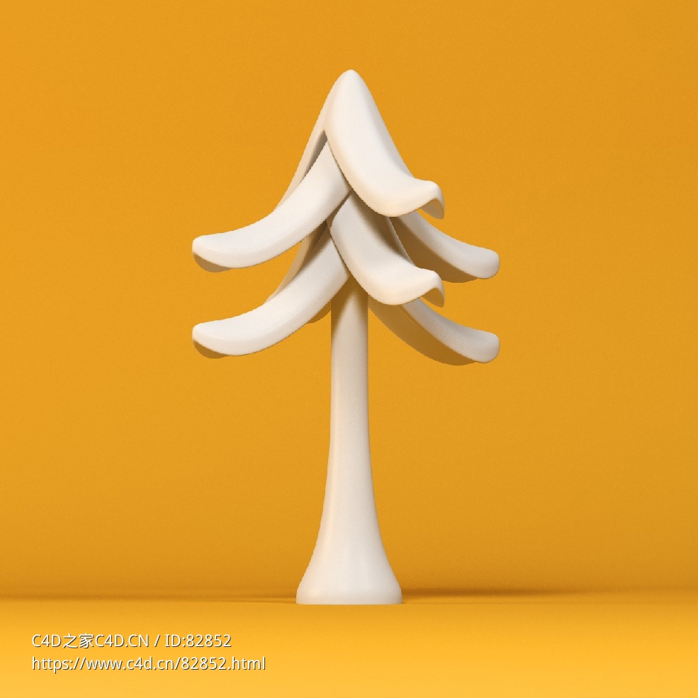 低面卡通香蕉树图标模型banana tree