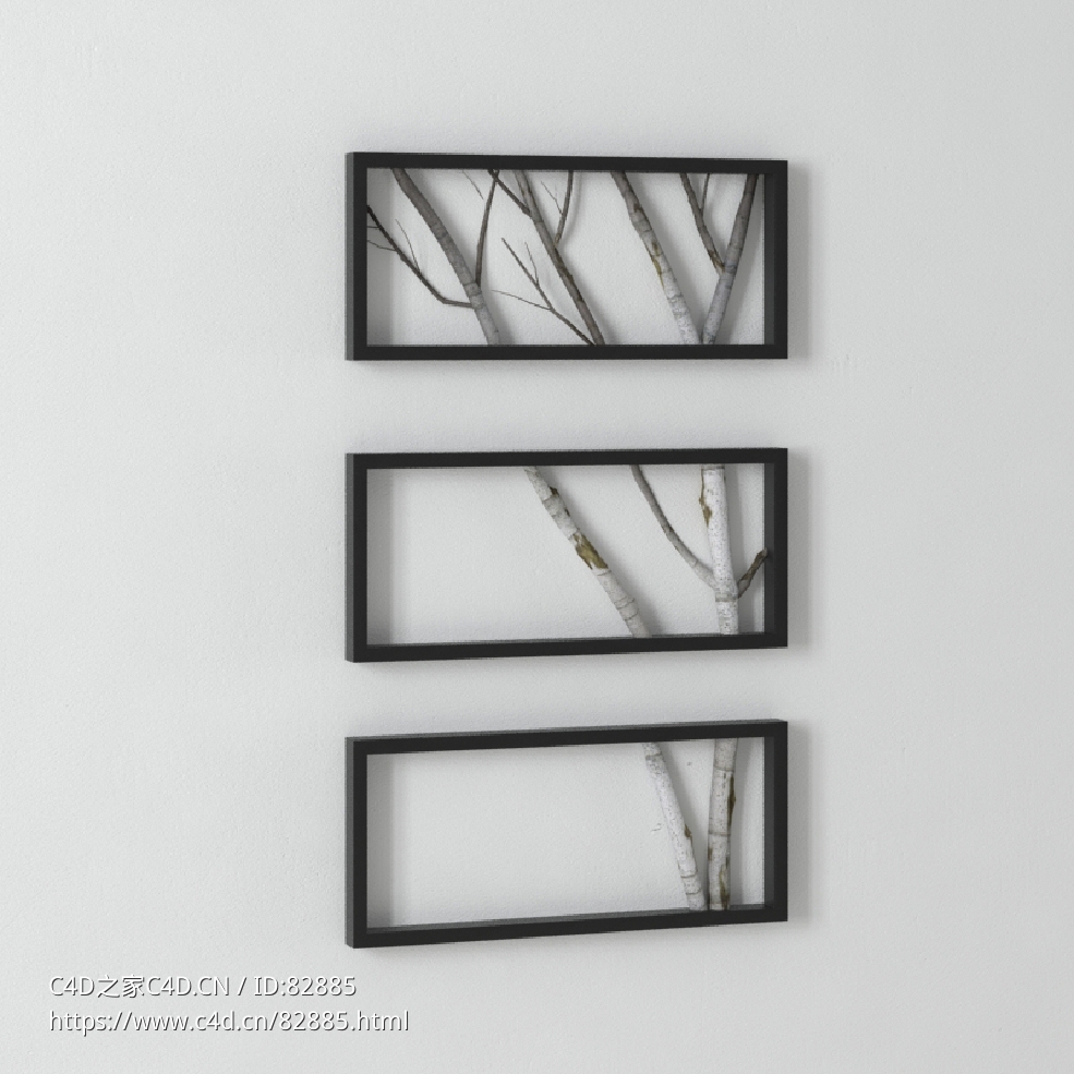 桌台装饰品：树枝装饰框 - C4D之家 - 029.jpg