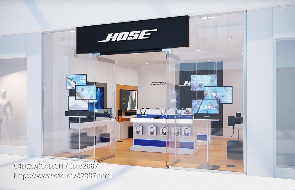 店铺装修：耳机商店