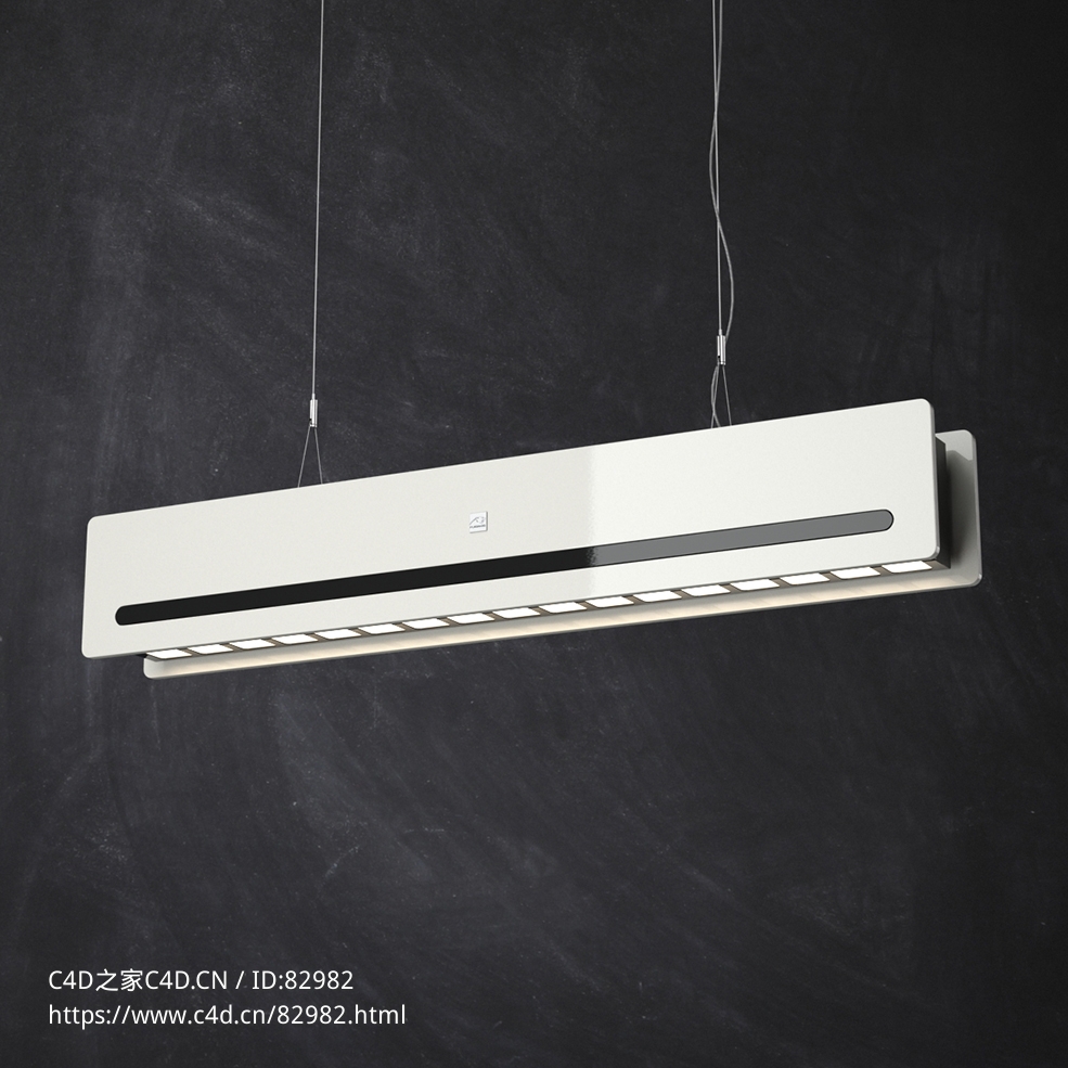 室内灯具模型：创意横条式Led吊灯 - C4D之家 - 36.jpg
