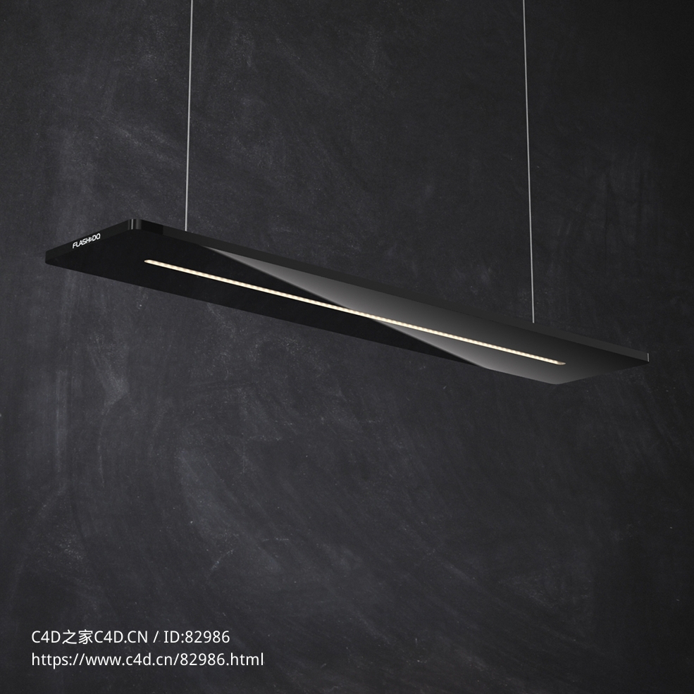 室内灯具模型：长方形吊灯 - C4D之家 - 40.jpg