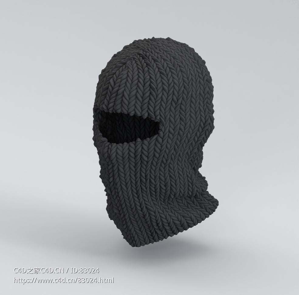 服饰模型：蒙面帽子