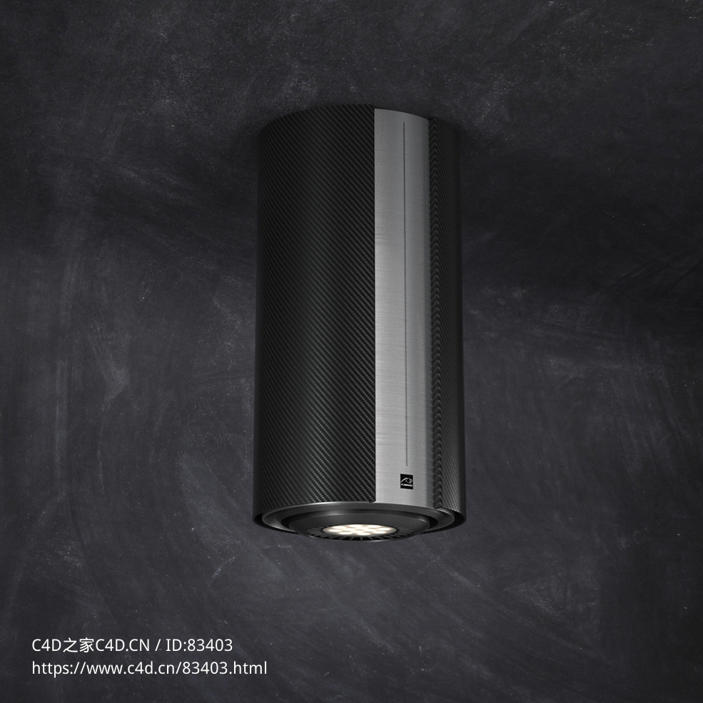 室内灯具模型：筒柱形吸顶灯 - C4D之家 - 54.jpg