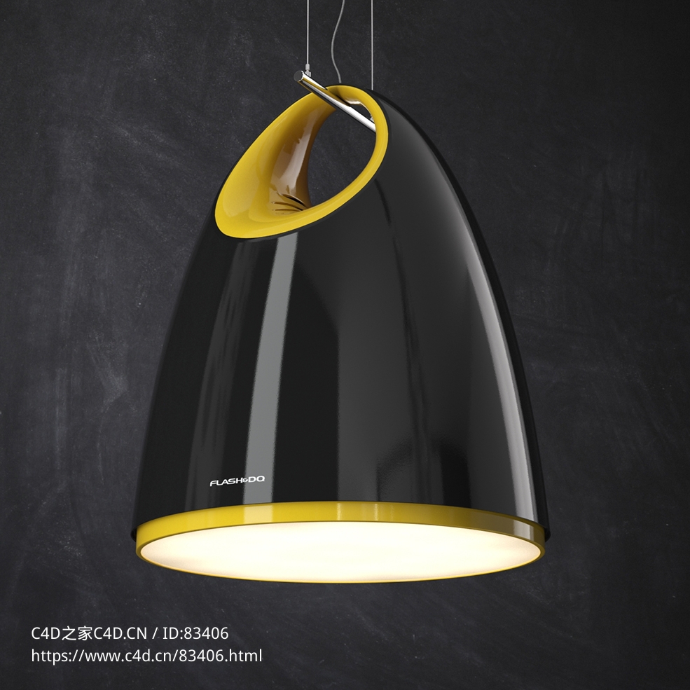 室内灯具模型：现代装饰吊灯 - C4D之家 - 57.jpg