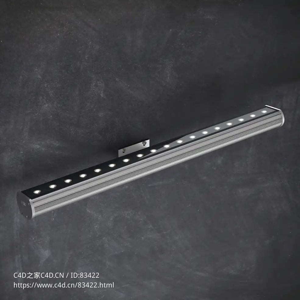 室内灯具模型：建筑环境氛围灯投光灯壁灯