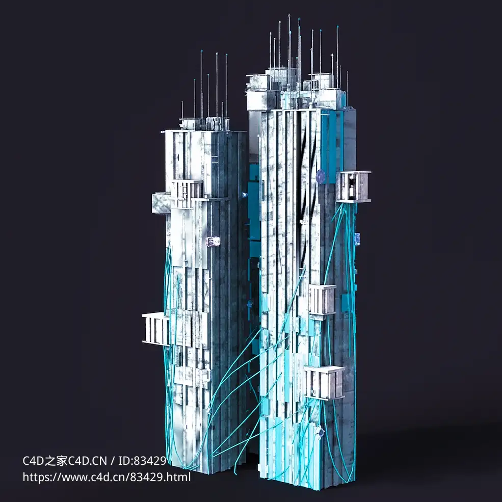 未来科幻赛博朋克高层建筑future architecture-34 - C4D之家 - 34.jpg
