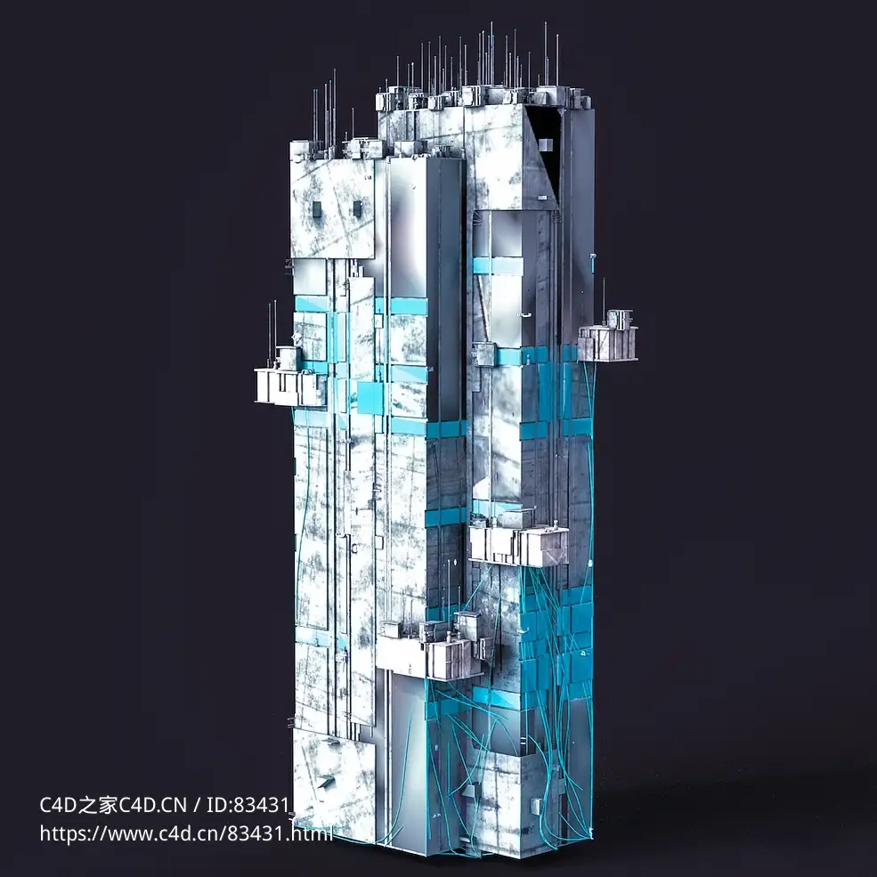 未来科幻赛博朋克高层建筑future architecture-36 - C4D之家 - 36.jpg