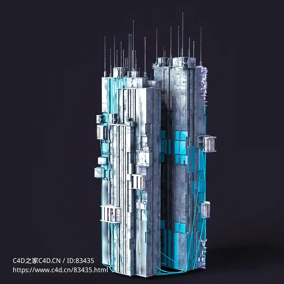 未来科幻赛博朋克高层建筑future architecture-40 - C4D之家 - 40.jpg