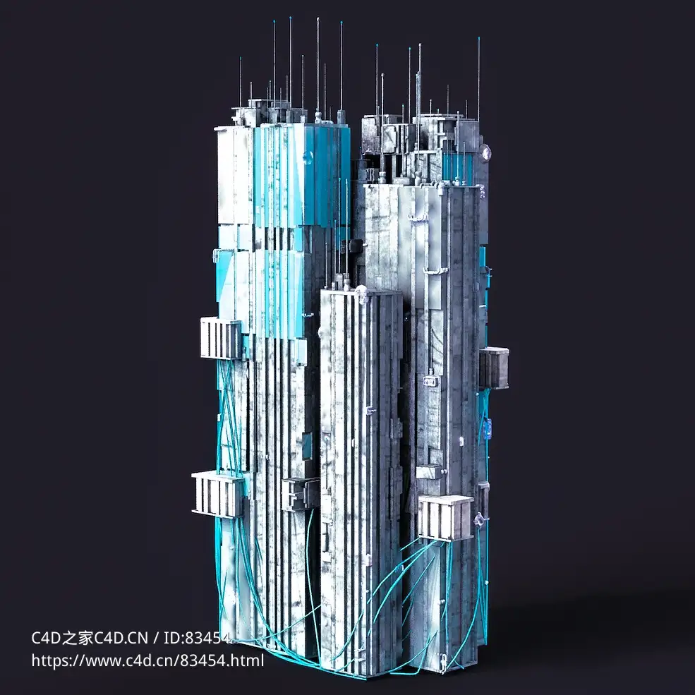 未来科幻赛博朋克高层建筑future architecture-59 - C4D之家 - 59.jpg