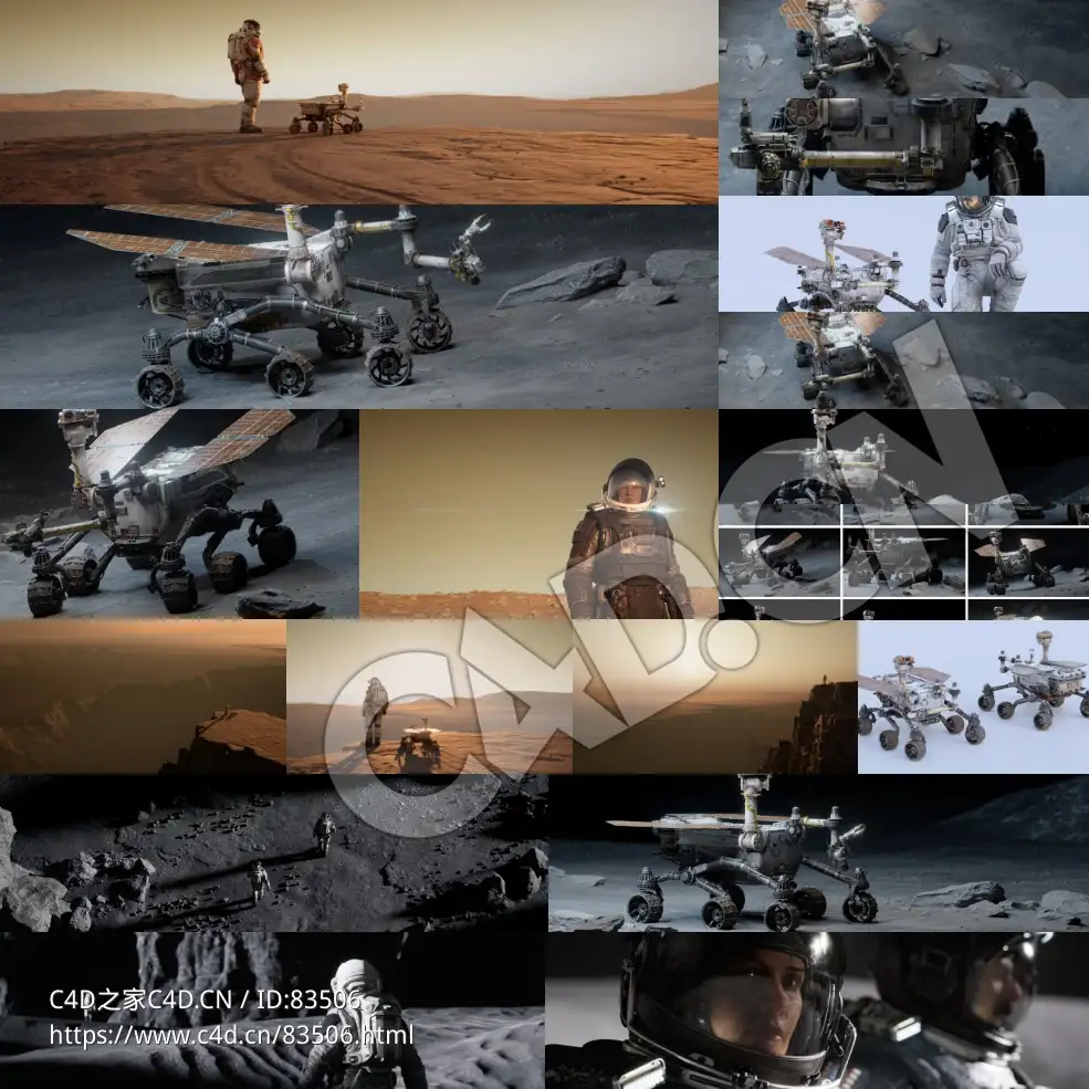 55GB太空宇航员人物角色火星地形月球环境三维模型BigMediumSmall – Astronova - C4D之家 - 3.jpg