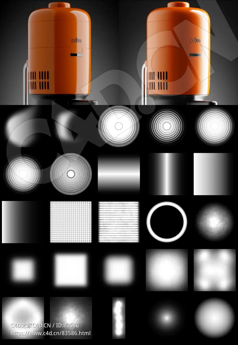 25个影室灯光HDRI贴图素材Studio Light HDRI Pack