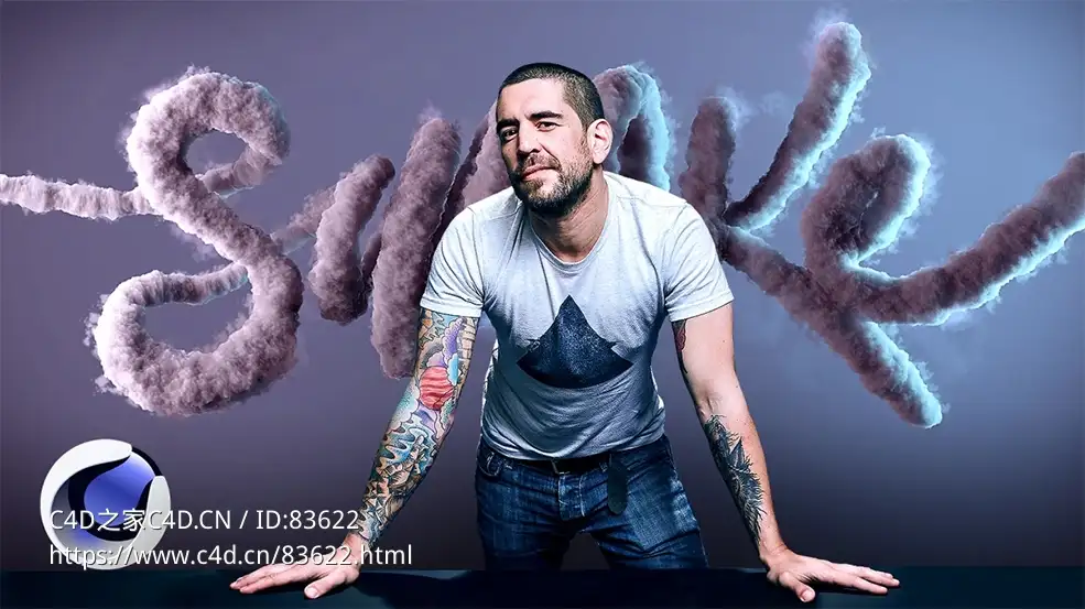 C4D文字特效动画案例教程3D Lettering with Cinema 4D and Redshift