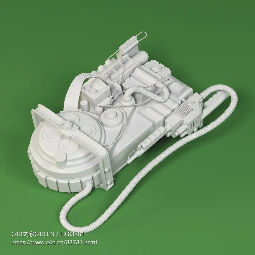 低面卡通发动机图标模型Ghost Pack