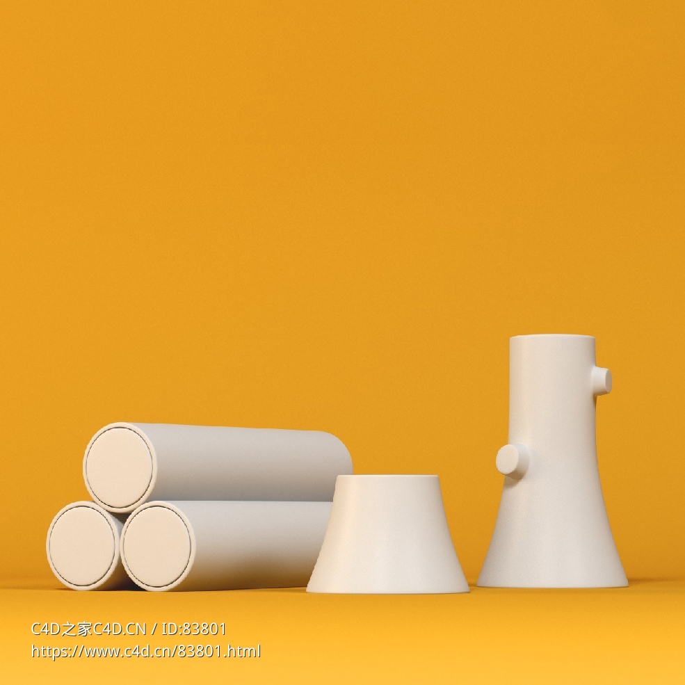 低面卡通伐木树桩图标模型logging Trees - C4D之家 - 099.jpg