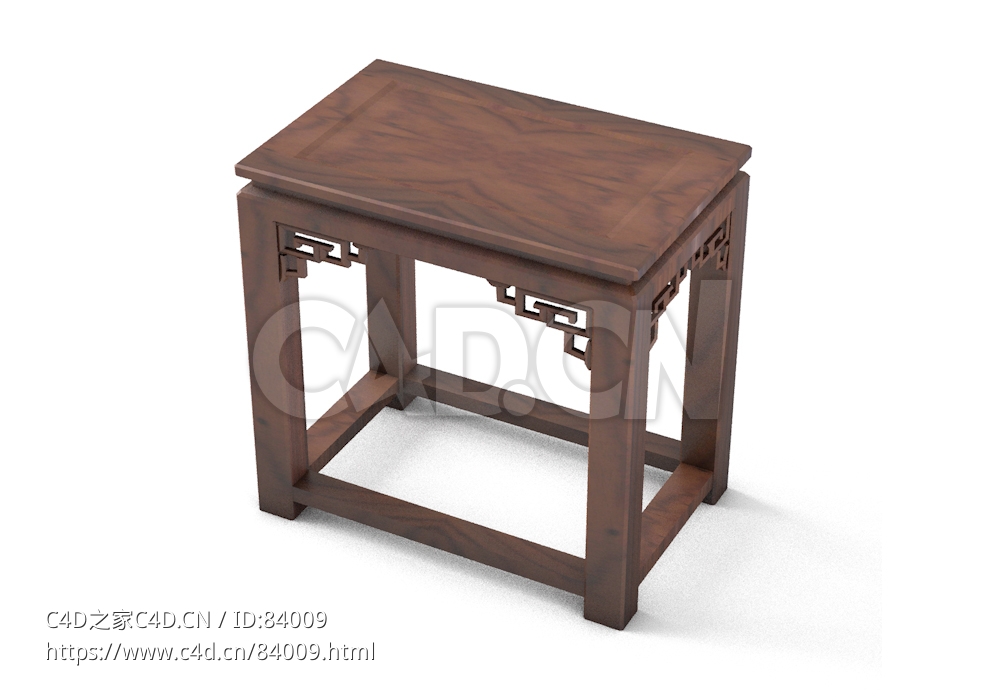 明清风格实木凳中式古典家具 - C4D之家 - 50.jpg