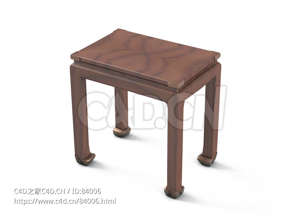 明清风格凳中式古典家具 - C4D之家 - 47.jpg