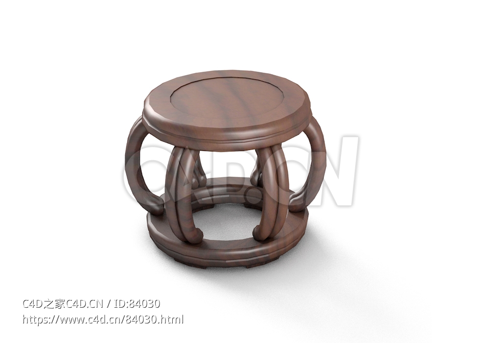 明清风格美人古凳中式古典家具 - C4D之家 - 71.jpg