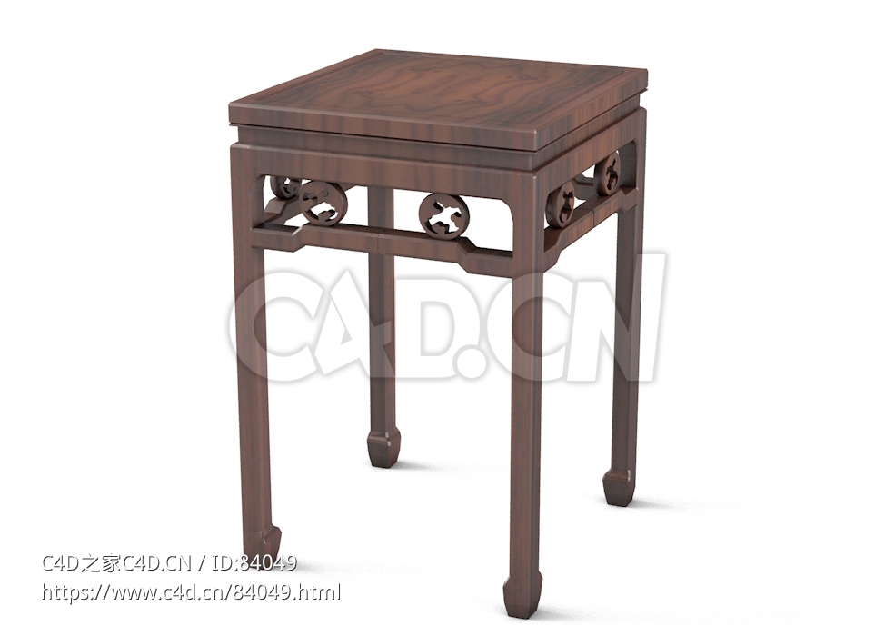 明清风格家具方桌中式古典家具 - C4D之家 - 90.jpg