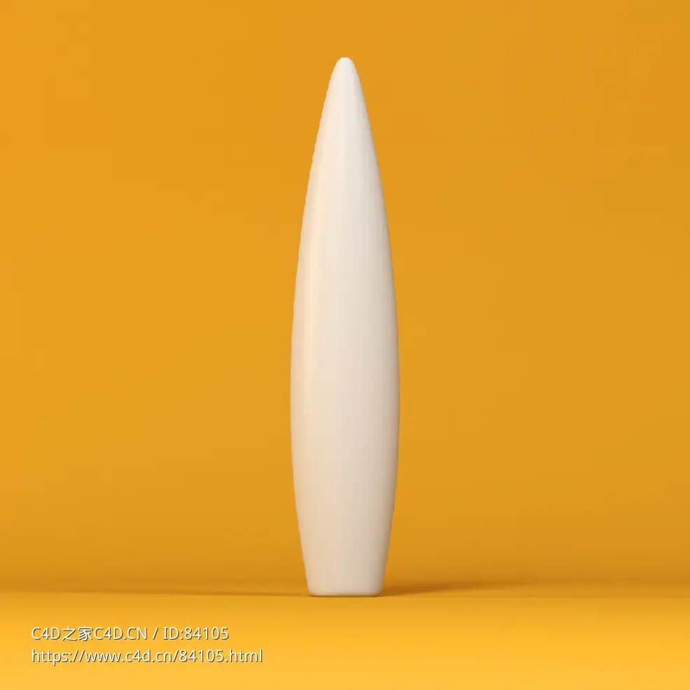低面卡通高锥树木图标模型tall cone tree - C4D之家 - 157.jpg