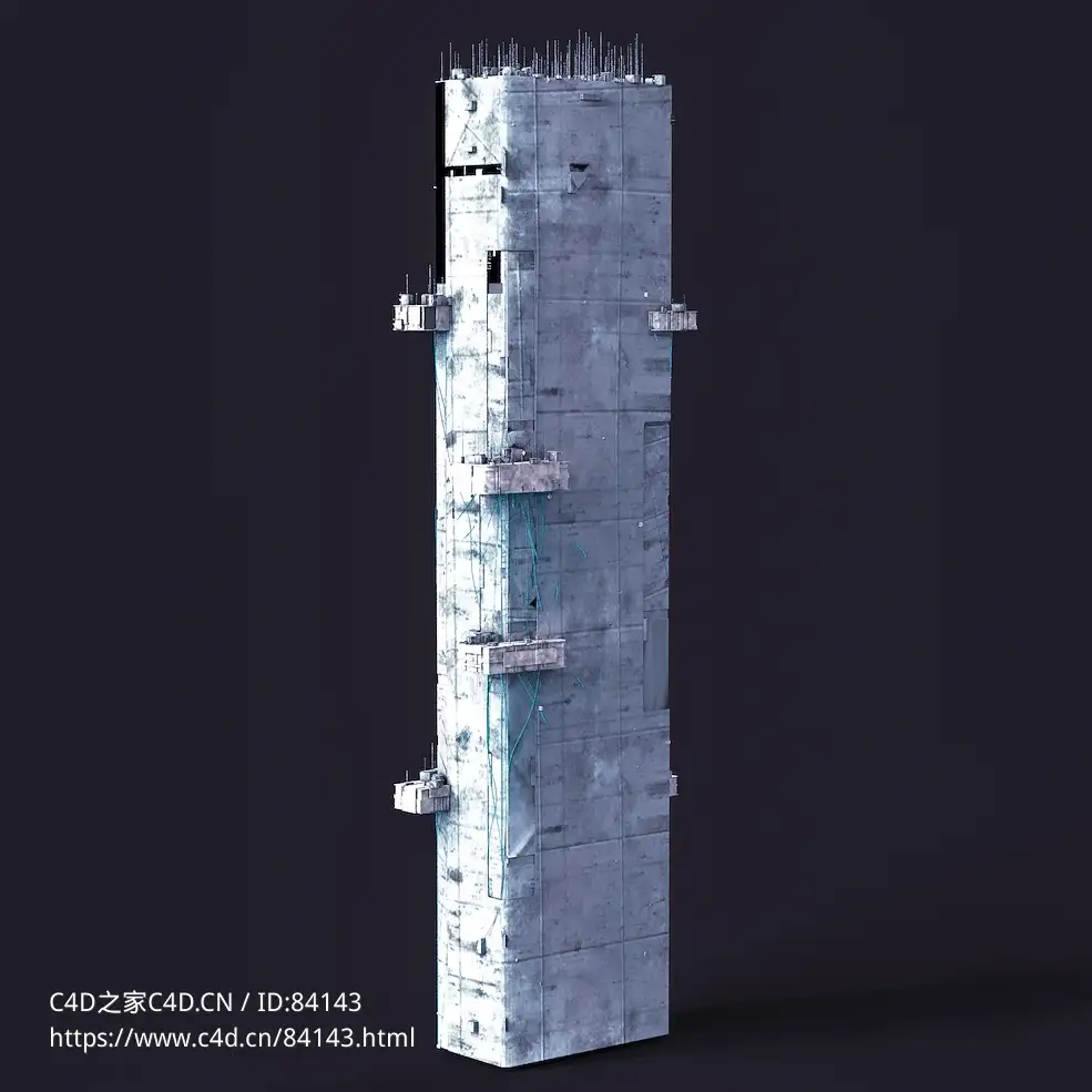 未来科幻赛博朋克高层建筑future architecture-93