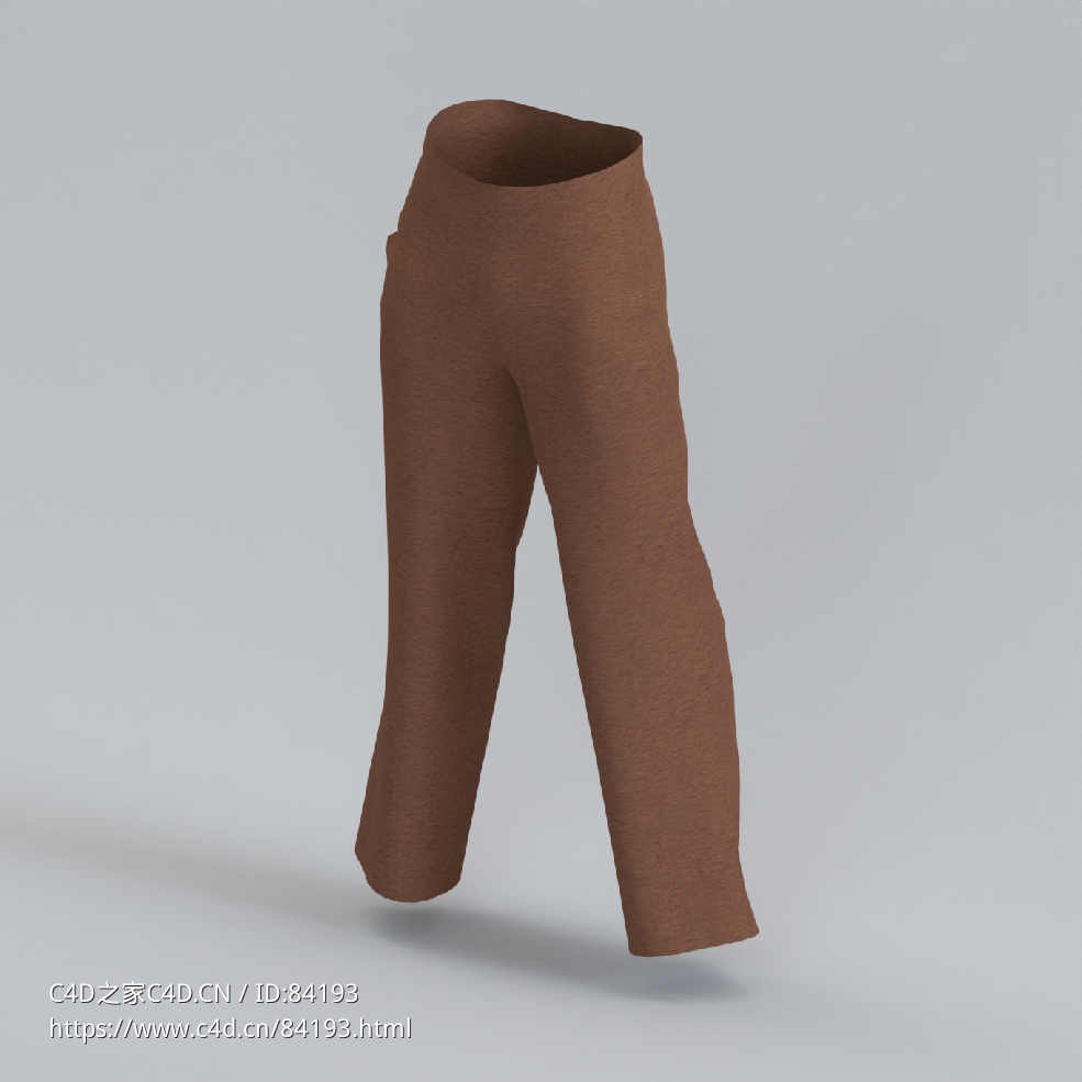 服饰模型：直腿裤 - C4D之家 - 41.jpg