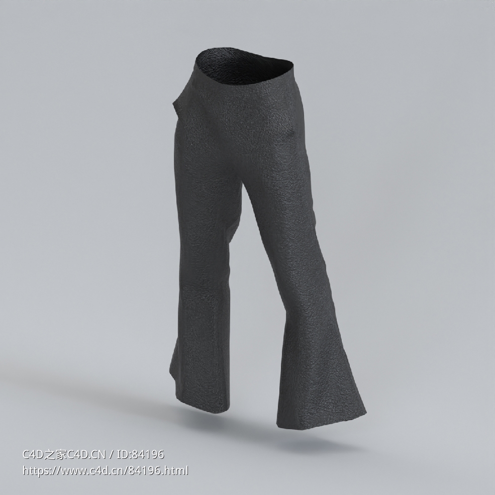 服饰模型：喇叭裤 - C4D之家 - 44.jpg