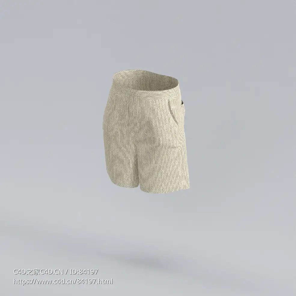 服饰模型：短裤 - C4D之家 - 45.jpg
