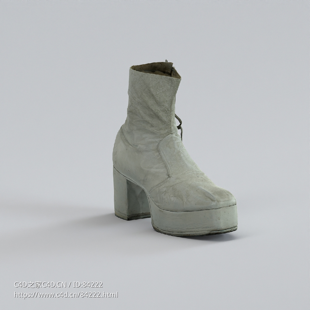 服饰模型：高跟皮鞋