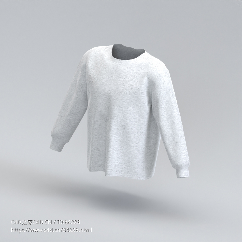 服饰模型：长袖绒衣