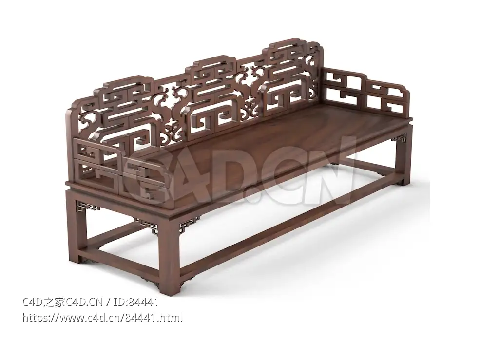 明清风格客厅沙发三人椅中式古典家具 - C4D之家 - 98.jpg