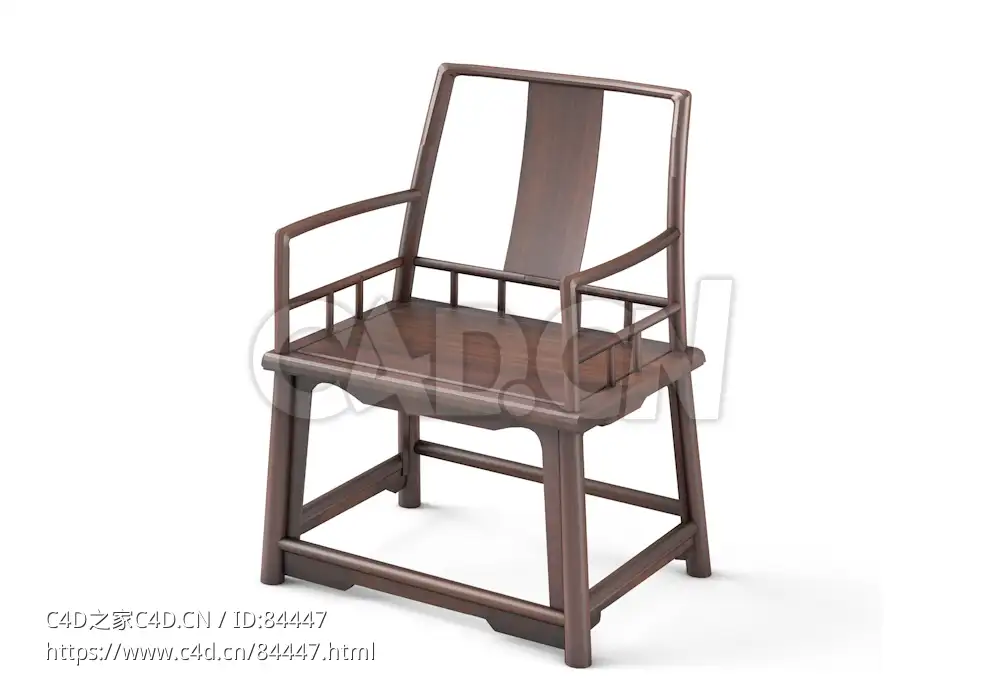 明清风格扶手椅中式古典家具