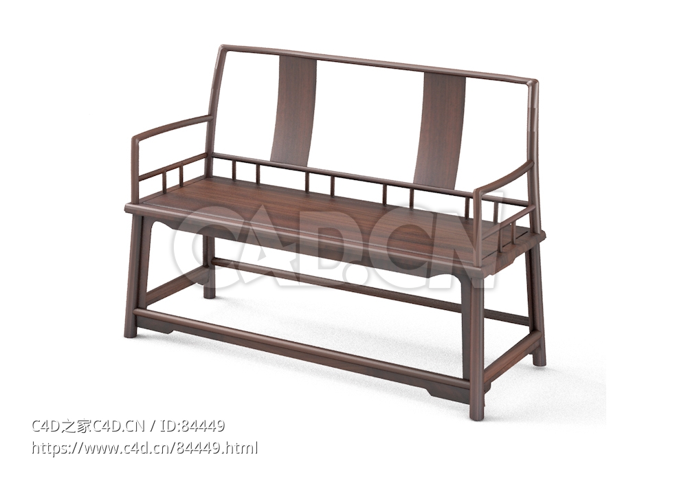 明清风格实木家具多人椅中式古典家具 - C4D之家 - 106.jpg