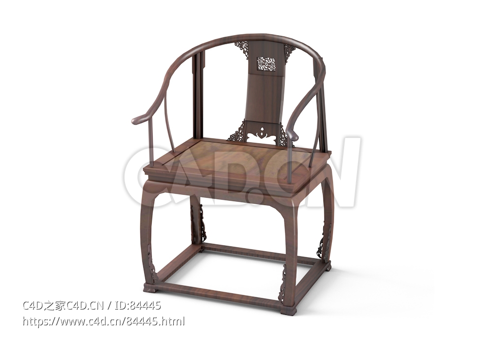 明清风格圈椅中式古典家具