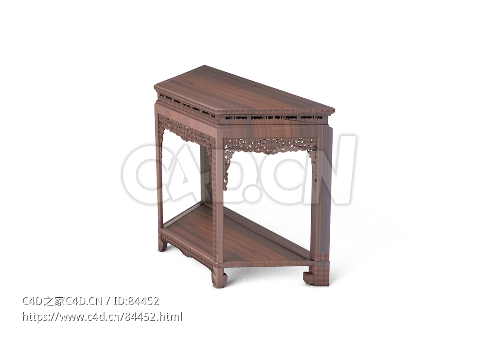 明清风格锥形边柜玄关柜中式古典家具 - C4D之家 - 109.jpg