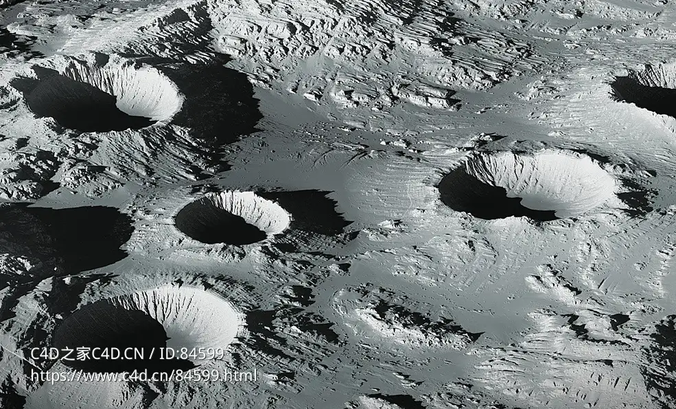 大型月球地表模型Moon Landscape