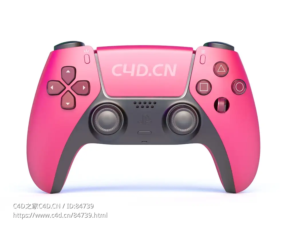 家用游戏机手柄模型3D Model - PlayStation 5 Controller