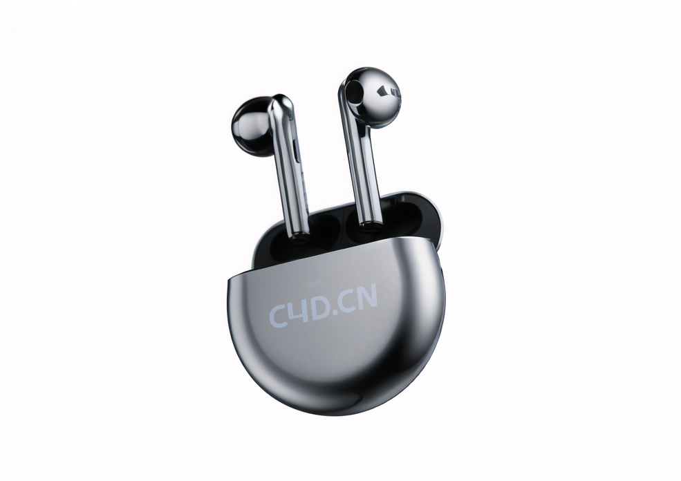 华为高端无线入耳式耳机c4d模型下载Huawei FreeBuds 4