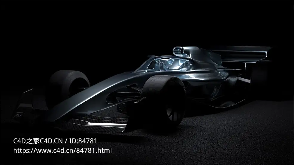 F1赛车c4d模型formula one car subd