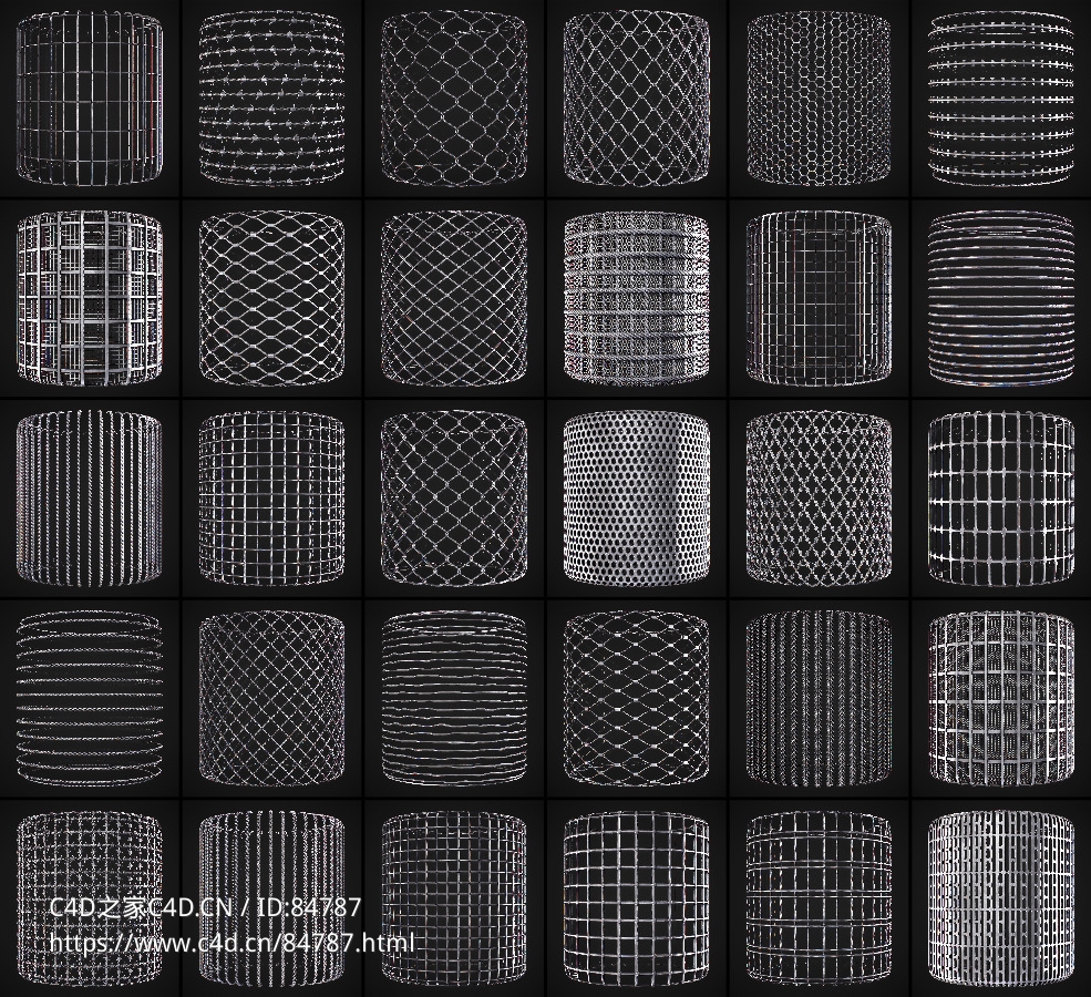 30个铁丝网贴图素材合集30 Wire Fence Texture