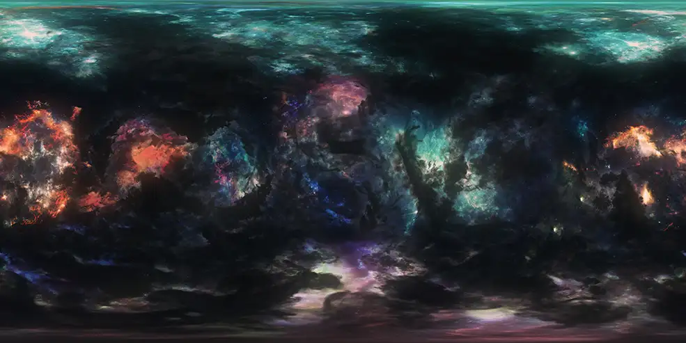 浩瀚无垠的星空高清贴图素材