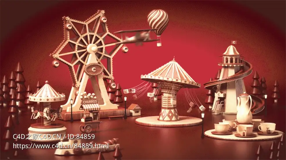 100集c4d三维运动图形动画初学者案例视频教程[包含工程文件]C4D 100 Lecturer Exhibition for Introduction to 3D Motion Graphics