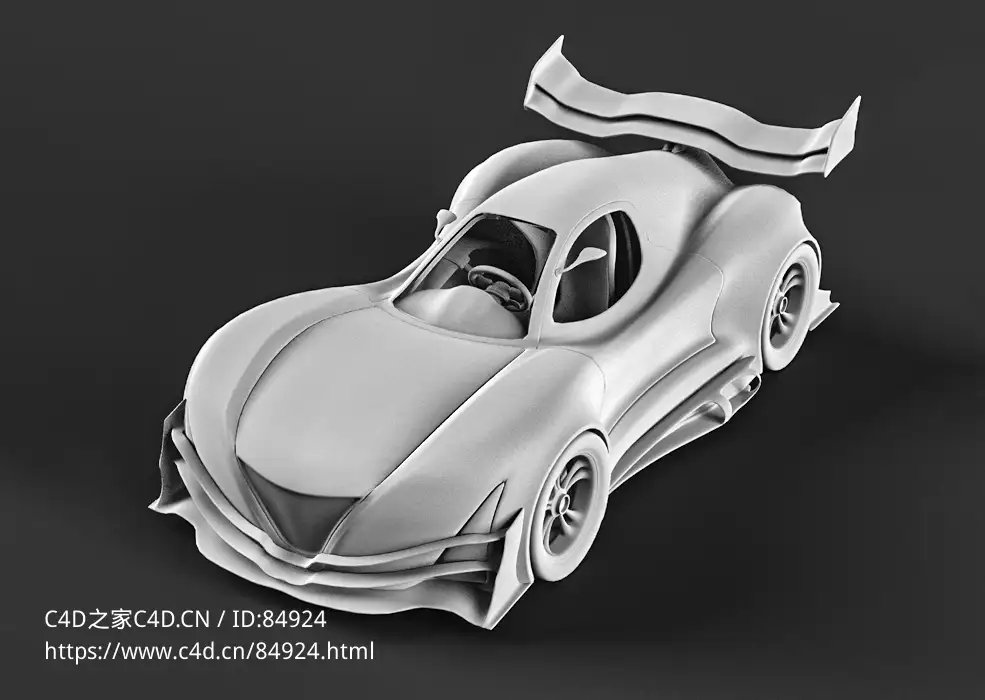 豪华超跑汽车c4d模型免费下载Toxi Angel car free 3d model - C4D之家 - Toxi_Angel.jpg