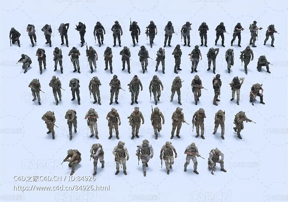 72GB大型现代特种部队军队军人人物角色动作绑定头盔衣服装备3D模型BMS SPECIAL OPS - C4D之家 - 3.jpg