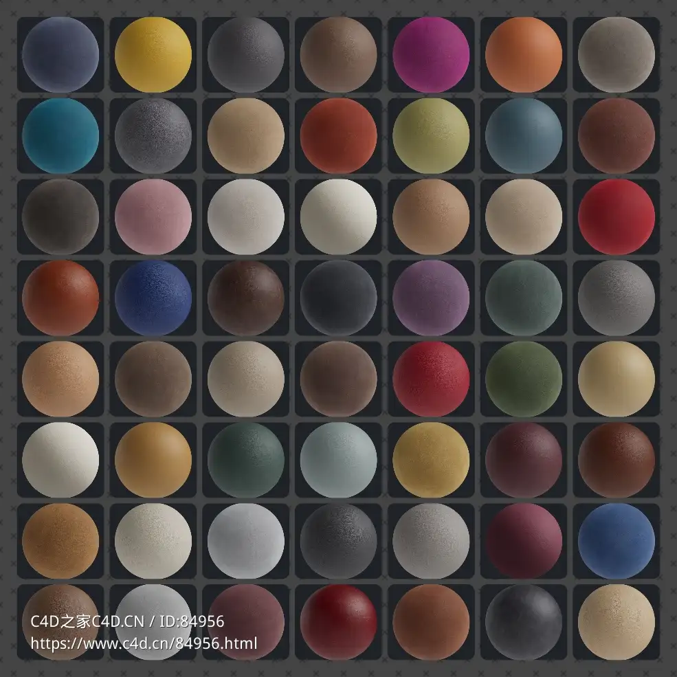 30种奢华细致的皮革布料材质GSG Tactile leather Materials - C4D之家 - photo-collage(1).jpg