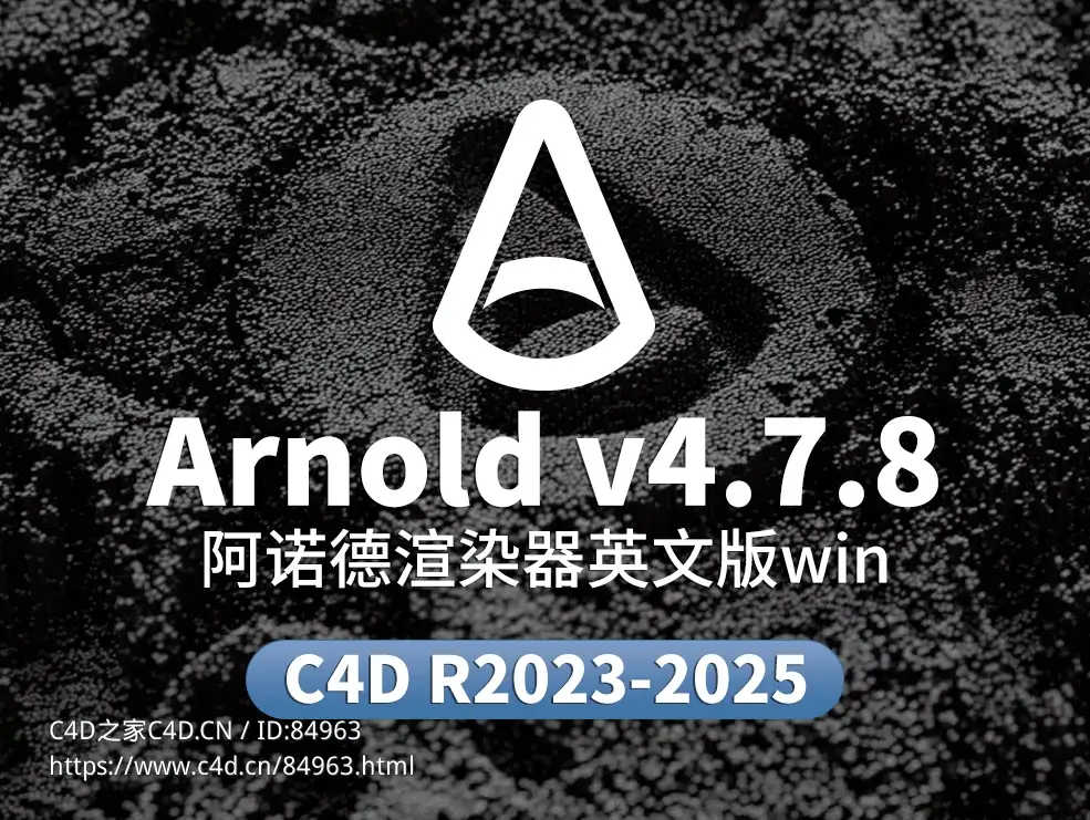 C4D阿诺德渲染器SolidAngle C4DtoA 4.7.8 2023/2024/2025 Win替换破解版