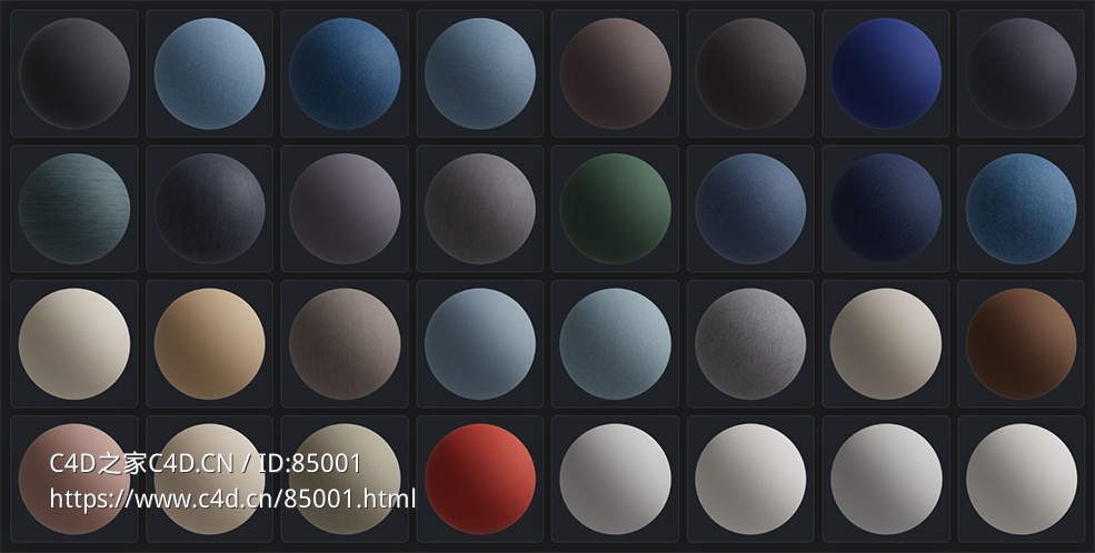 灰猩猩GSG 102G超级材质包：3D设计与动画创作的终极利器，打造完美视觉效果的必备神器GSG - Materials - C4D之家 - ee2ec7e5b90bf0b7fc5ede0934d1f53c.jpg