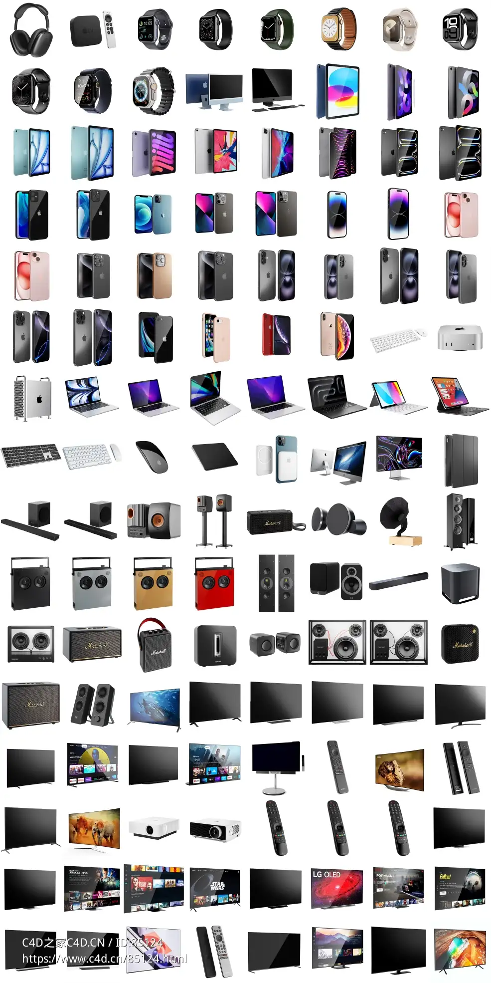 3197个高品质3D模型合集：家具家电、照明卫浴、电子装饰，一站式下载Dimensiva 2024全系列Dimensiva 2024 full collection - C4D之家 - 1-1.jpg