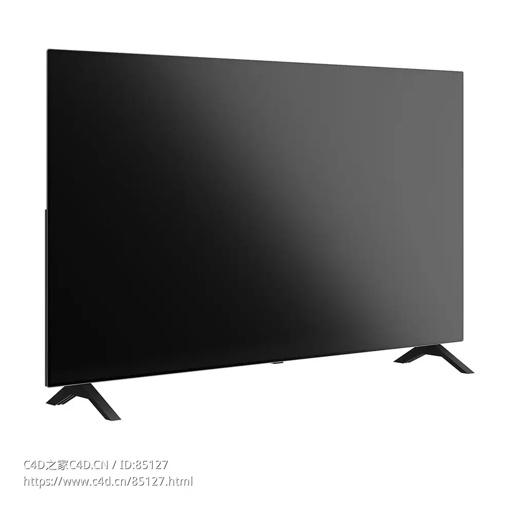 4K有机发光电视A19LA高端电视（LG品牌）3D模型素材下载4K OLED TV A19LA by LG