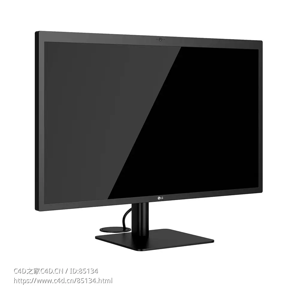 超细5K显示器专业显示屏（LG品牌）3D模型素材下载UltraFine 5K Display by LG - C4D之家 - 0010.jpg