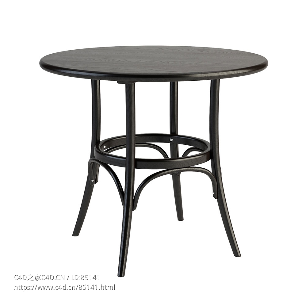 桌子家具桌（Ton品牌）3D模型素材下载Table by Ton - C4D之家 - 0017.jpg